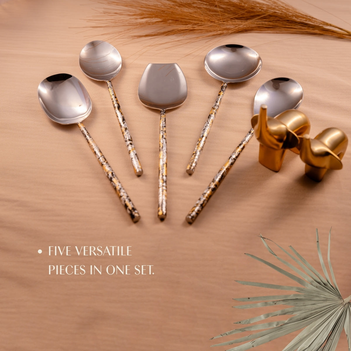 Foil Serving Spoons Set