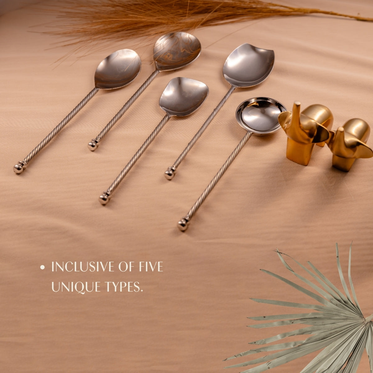 Twisted Serving Spoons Set