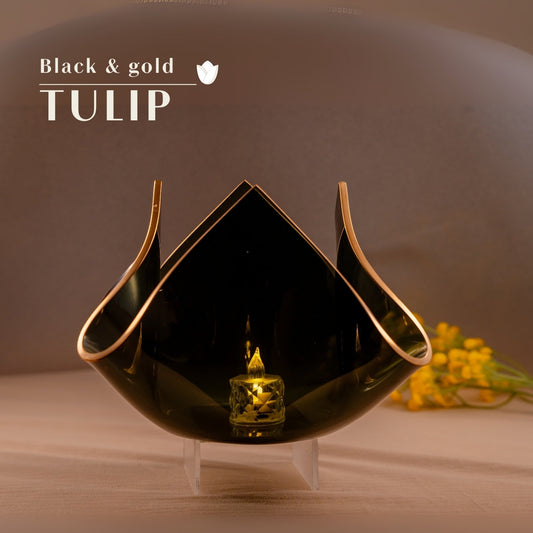 Tulip - Black & Gold