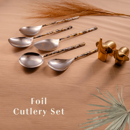 Foil Serving Spoons Set