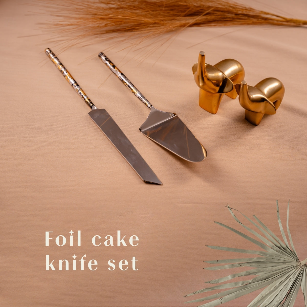 Foil Cake Knife Set
