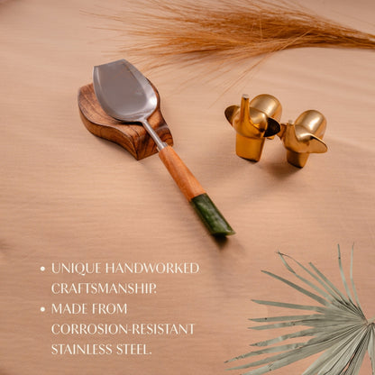 Grey Serving Spoons Set