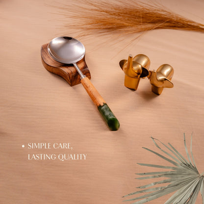 Grey Serving Spoons Set