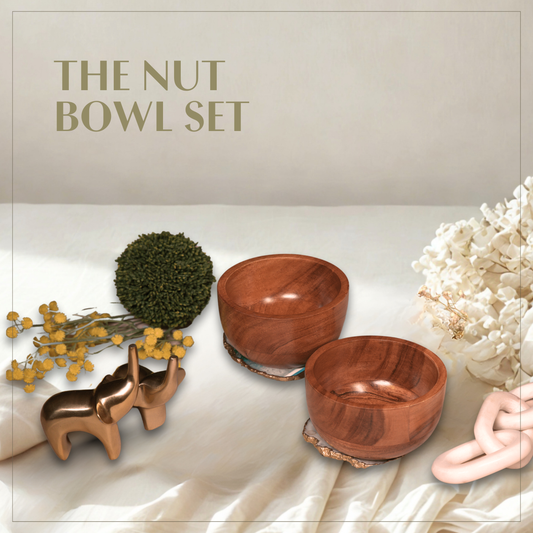 Set Of 2 - Nut Bowls