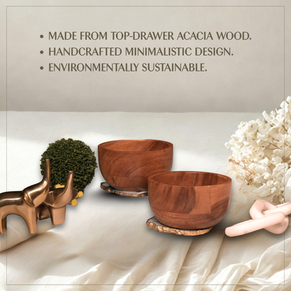 Set Of 2 - Nut Bowls