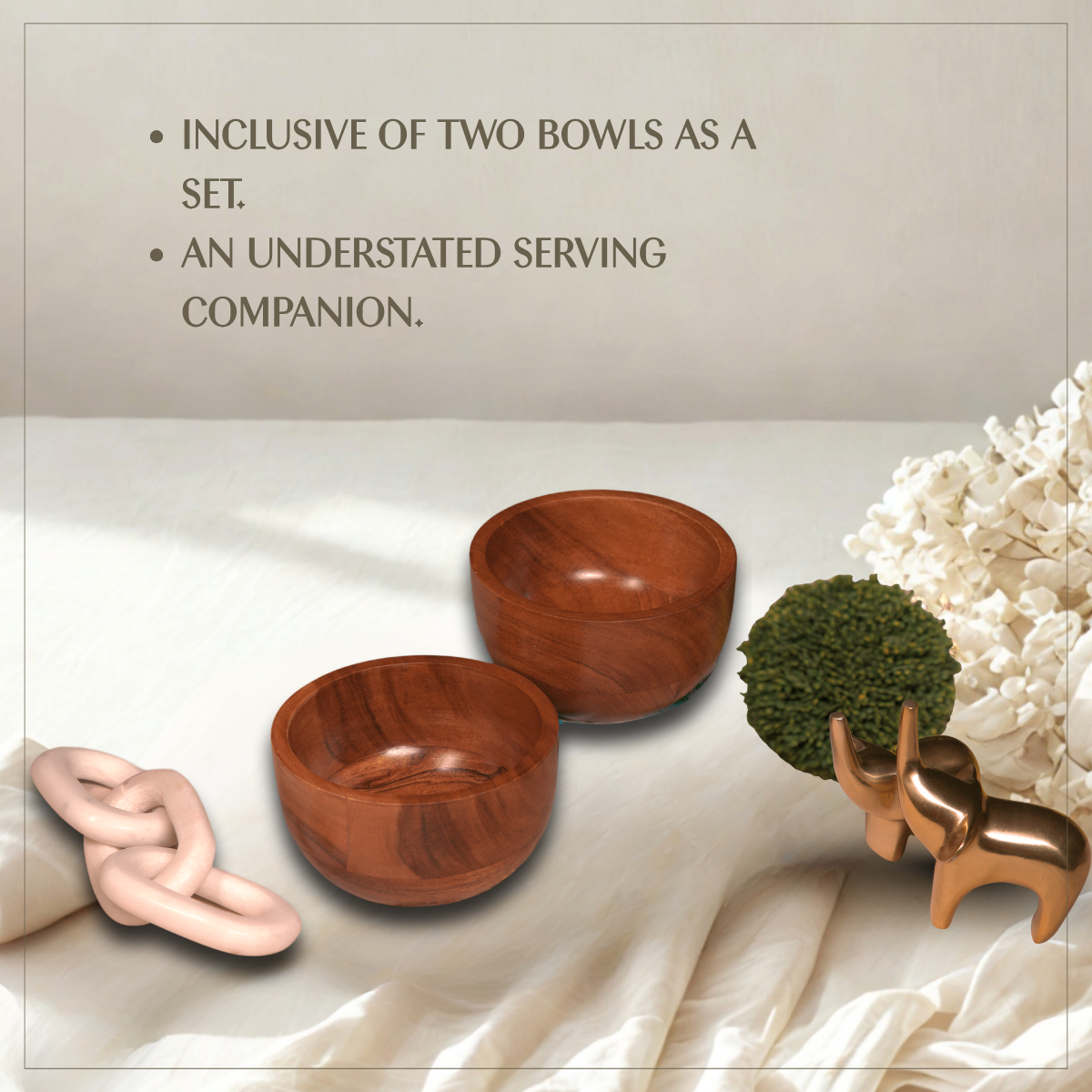 Set Of 2 - Nut Bowls