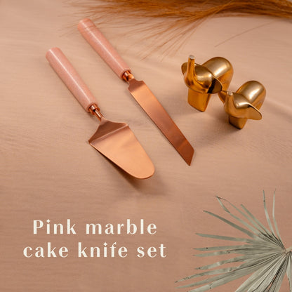 Pink Cake Knife Set