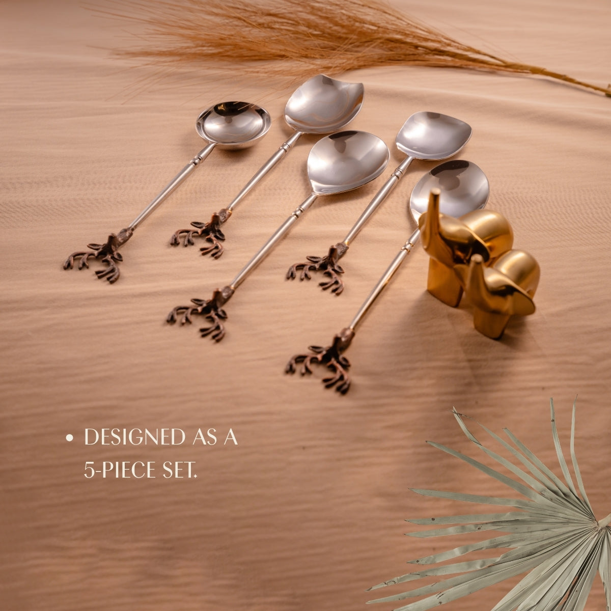 Reindeer Serving Spoons Set