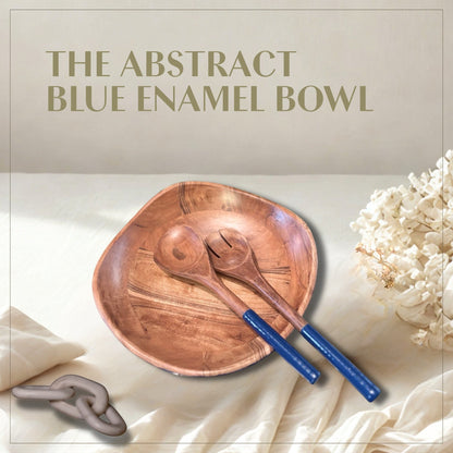 Salad Bowl - Abstract Blue