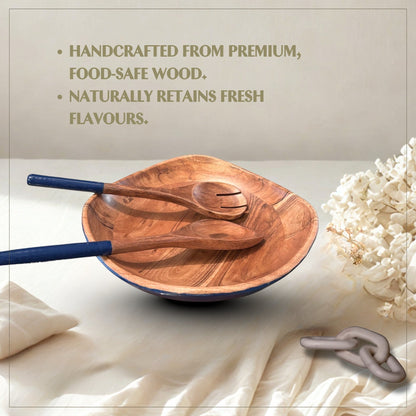 Salad Bowl - Abstract Blue