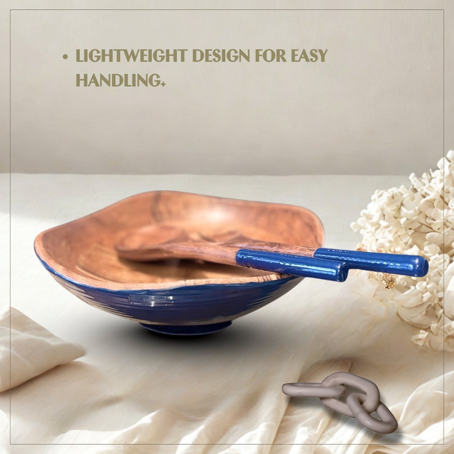 Salad Bowl - Abstract Blue