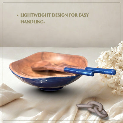 Salad Bowl - Abstract Blue