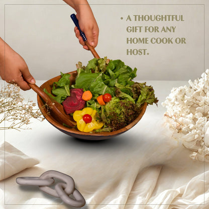 Salad Bowl - Abstract Blue