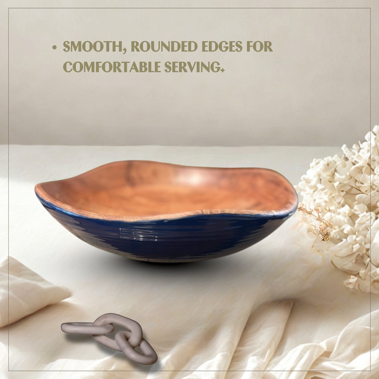 Salad Bowl - Abstract Blue