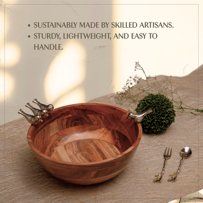 Birds Bowl & platter set