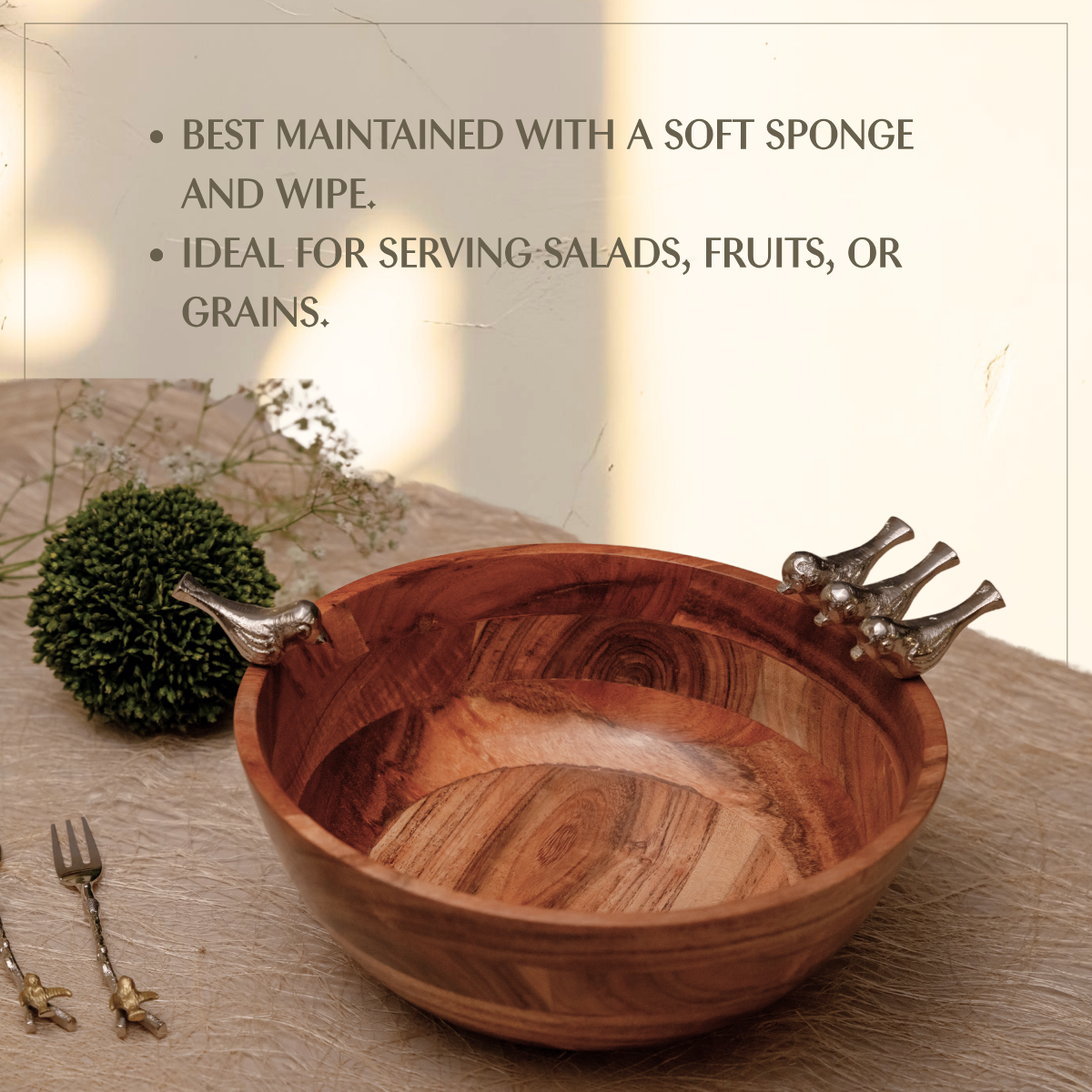 Birds Bowl & platter set