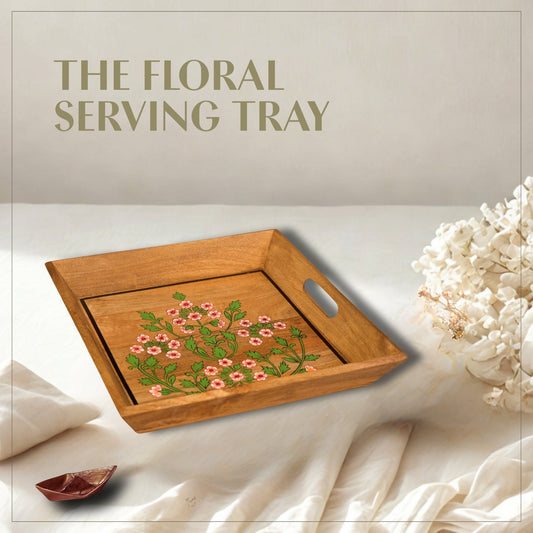 Floral - Serving Tray