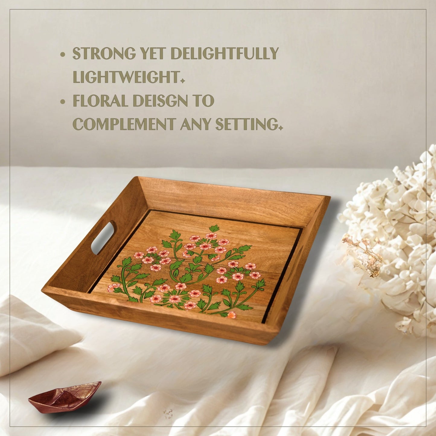 Floral - Serving Tray