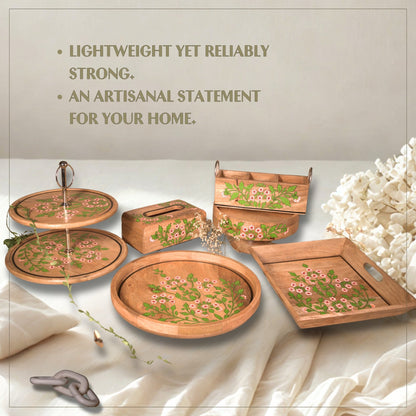 Floral - Two Tier Dessert Stand