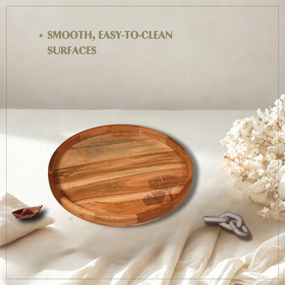 Print - Wooden Lazy Susan Platter