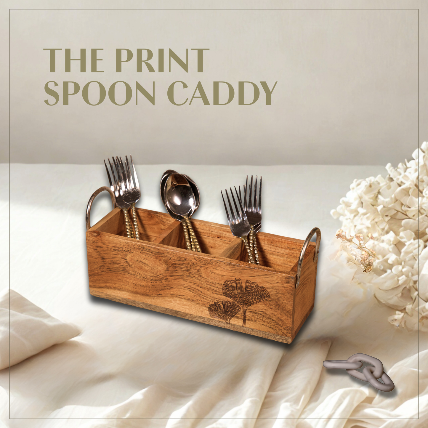 Print - Wooden Spoon Caddy