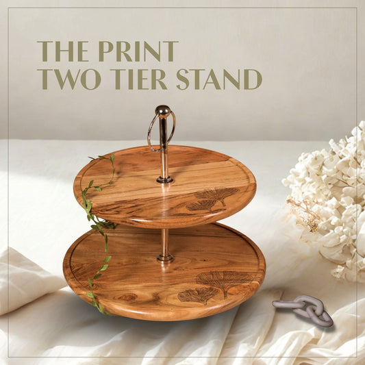 Print - Two Tier Dessert Stand