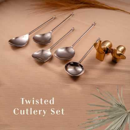 Twisted Serving Spoons Set