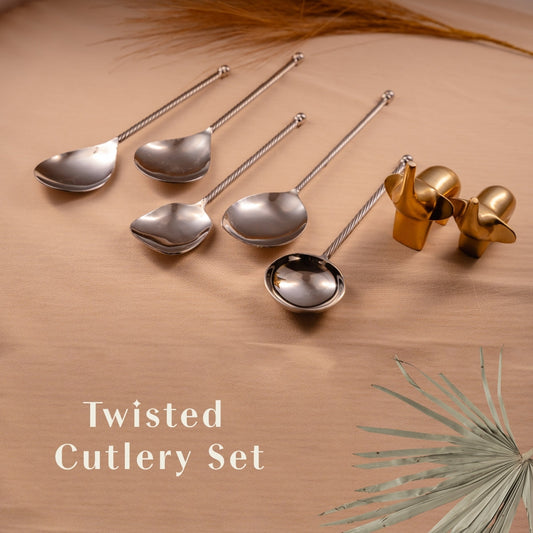 Twisted Serving Spoons Set