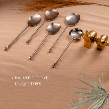 Twisted Serving Spoons Set