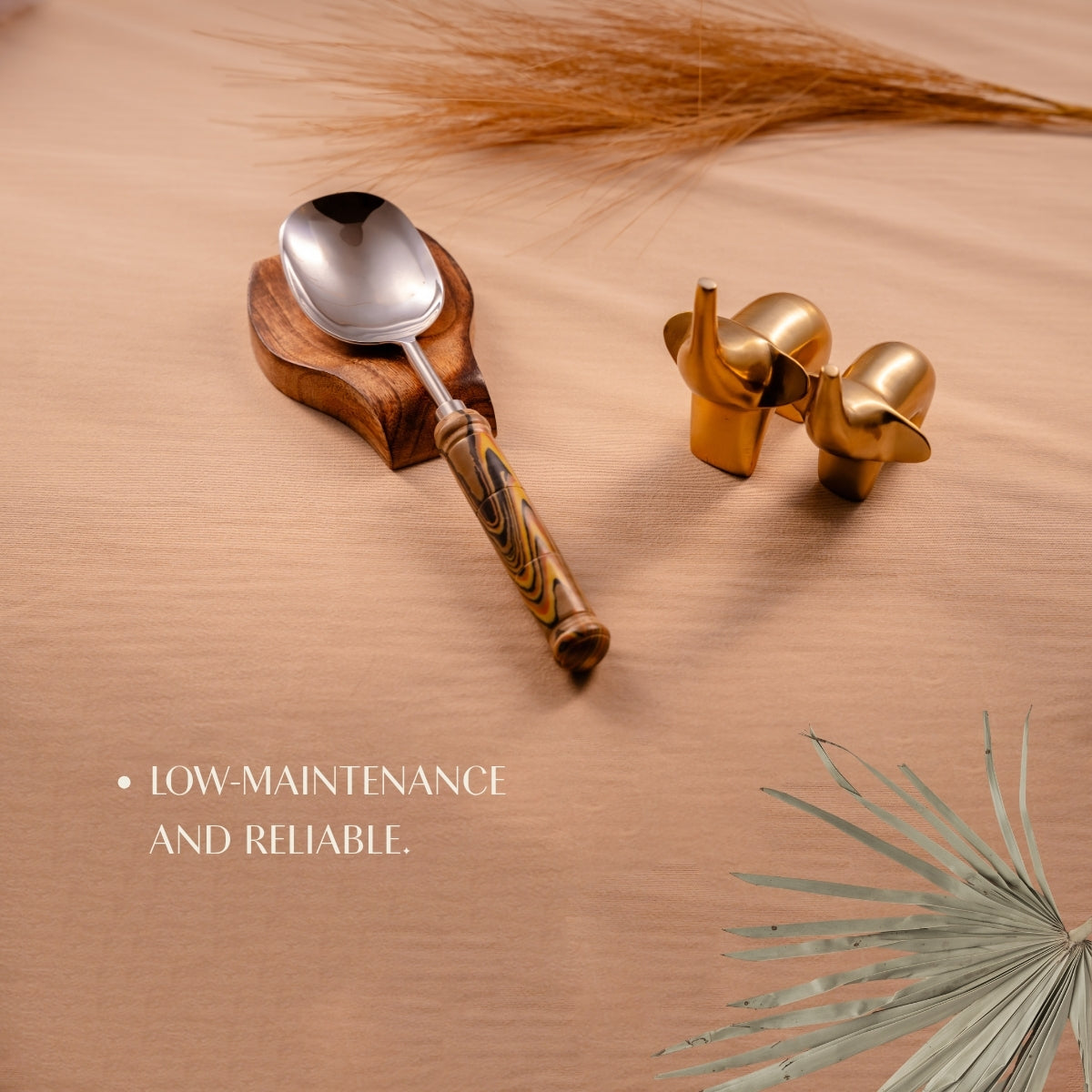 Yellow Grains Serving Spoons Set