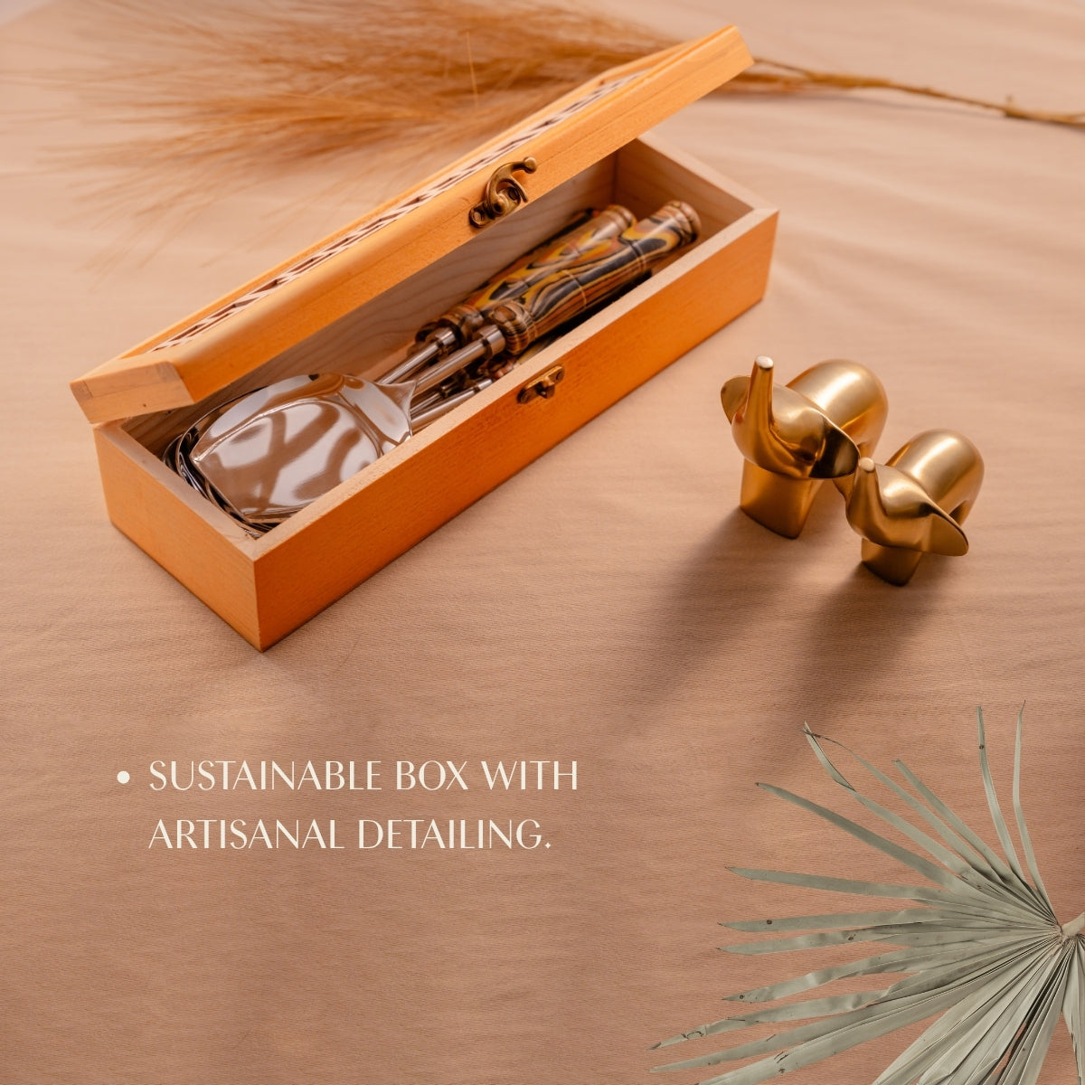 Yellow Grains Serving Spoons Set